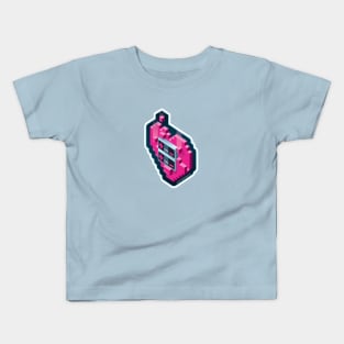 8-Bit Retro Gamer Heart Kids T-Shirt